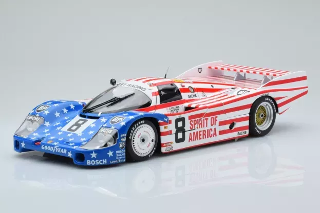 Minichamps Porsche 956l N 8 Spirit Of American Stars & Stripes Joest Racing 24h Le Mans 1986 Follmer Morton Miller 1:18 180866508